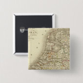 Nederland Vierkante Button 5,1 Cm (Voorkant /achterkant)