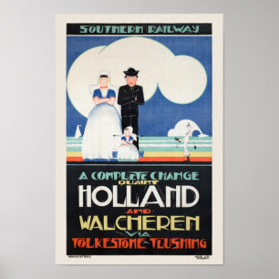 Nederland Vintage Poster 1924