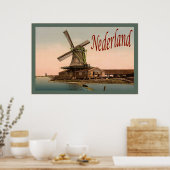 Nederland ~ Vintage Travel Poster (Keuken)