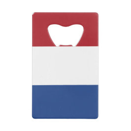Nederland Vlag bocnt Creditkaart Flessenopener