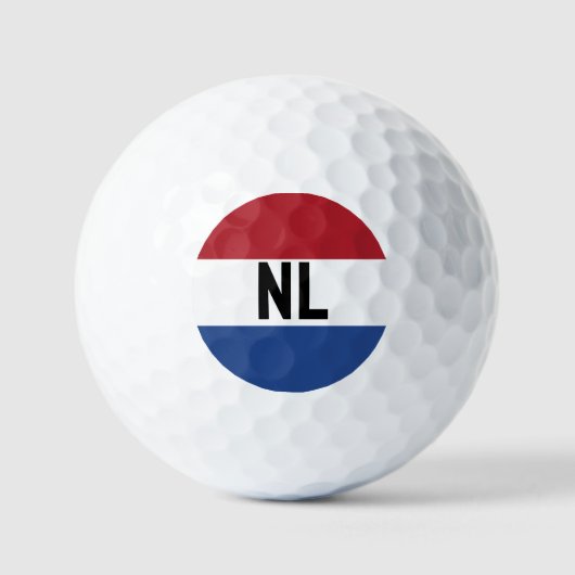 Nederland - vlag/NL Golfballen (Voorkant)