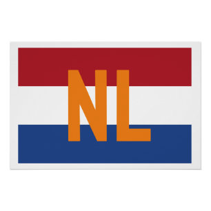 Nederland - vlag/NL Perfect Poster