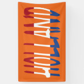 Nederland vlag op of buiten Nederland Spandoek (Verticaal)