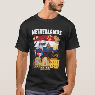 Nederland Vlag Outfit Idee voor Kids & Holland Du T-shirt