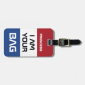 Nederland & Vlag - reizen / gepersonaliseerde tas Bagagelabel (Voorkant horizontaal)