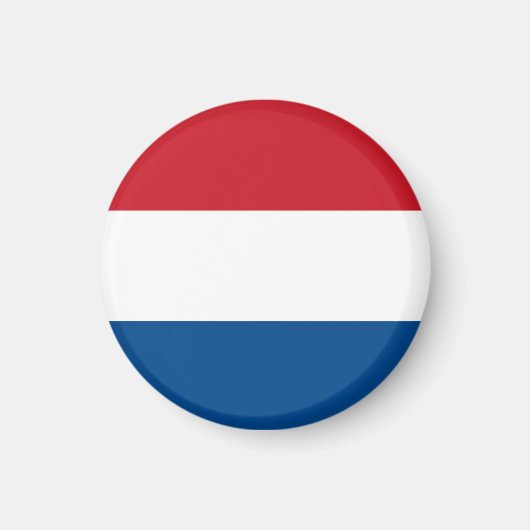 Nederland Vlag Souvenir Modern Magneet (Voorkant)
