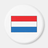 Nederland vlag T-shirts en geschenken Magneet (Voorkant)