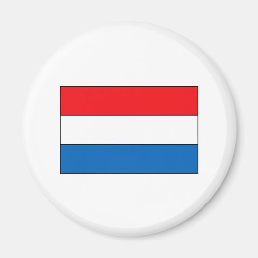 Nederland vlag T-shirts en geschenken Magneet (Voorkant)