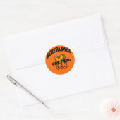 Nederland Voetbal 2010 Cadeaus Ronde Sticker (Envelop)