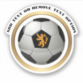 Nederland Voetbal Sport Sticker (Voorkant)