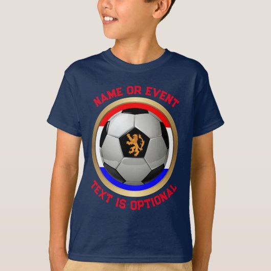 Nederland Voetbal Sport T-shirt (Voorkant)