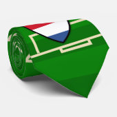 Nederland Voetbal Veld Football Stropdas (Opgerold)