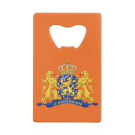 Nederland Wapen op of aan boord Creditkaart Flessenopener