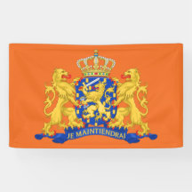 Nederland wapenschild op Sinaasappel bnrt