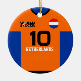 Nederland Wereld Voetbal Jersey Ornament