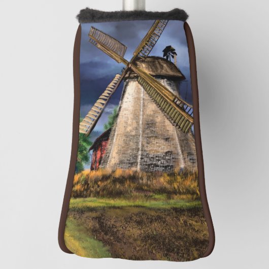 Nederland Windmill Golf Head Hoesje Golfheadcover (Draai 90)