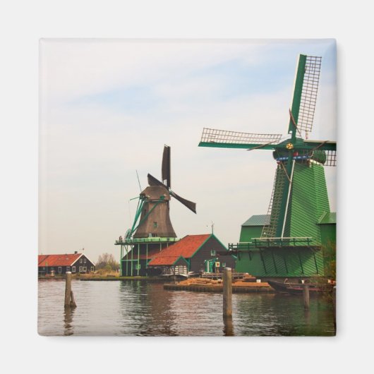 Nederland: Windmills, Zaanse Schans, Holland Magneet (Voorkant)