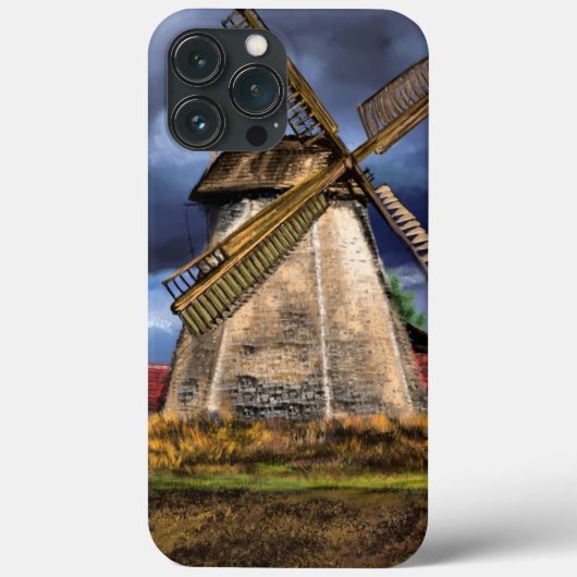 Nederland Windmolen iPhone Case (Achterkant)
