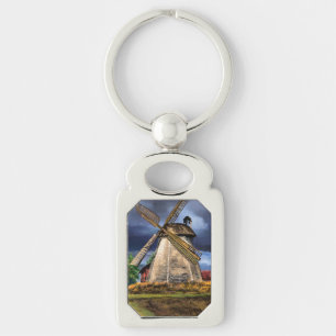 Nederland Windmolen Landschap Gift Sleutelhanger