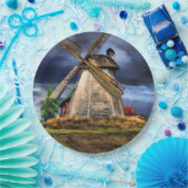 Nederland Windmolen Papier Borden Papieren Bordje (Feest)