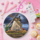 Nederland Windmolen Papier Borden Papieren Bordje (Feest)