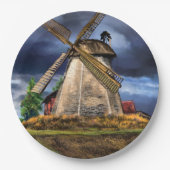 Nederland Windmolen Papier Borden Papieren Bordje (Voorkant)