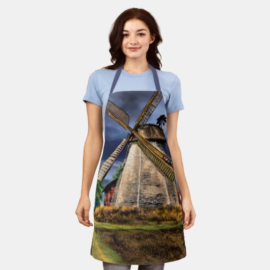 Nederland Windmolen Schort (Gedragen)