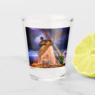 Nederland Windmolen Shot Glass Glas
