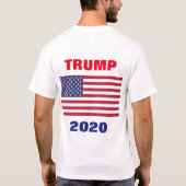 NEDERLANDERS VOOR TRUMP! T-SHIRT (Achterkant)