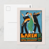 Nederlands  Adverteren Poster Laren 1915 Briefkaart (Voorkant / Achterkant)