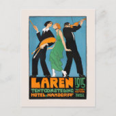 Nederlands Adverteren Poster Laren 1915 Briefkaart (Voorkant)
