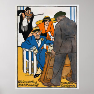 Nederlands  Adverteren Poster Laren 1917