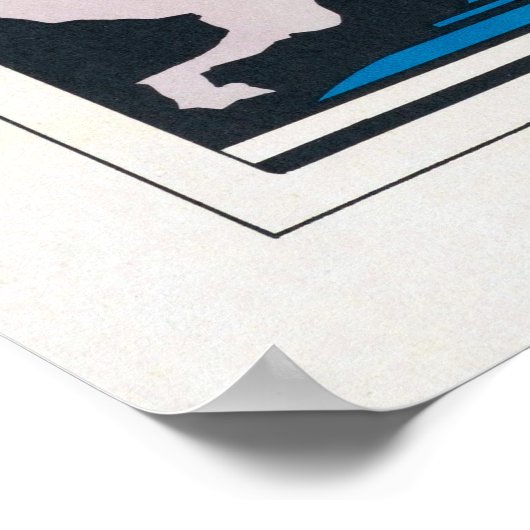 Nederlands Adverteren Poster teruggezet (Hoek)