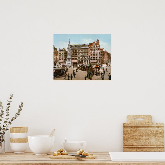  Nederlands Afbeelding, Amsterdam Poster (Keuken)