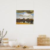  Nederlands Afbeelding, Vermeer, uitzicht Delft Poster (Keuken)