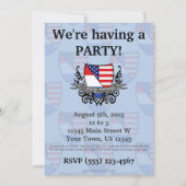 Nederlands-Amerikaanse vlag Kaart (Achterkant)