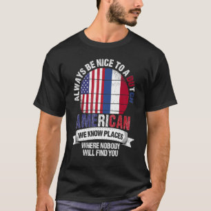 Nederlands Amerikaanse We Kennen Plaatsen Waar Ned T-shirt