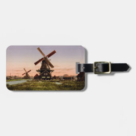  Nederlands bagagelabel Windmills