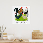 Nederlands Bantam Kwartet Poster (Keuken)