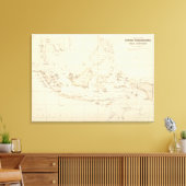 Nederlands bezit in de Indische archipel Canvas Afdruk (Insitu (Woonkamer))