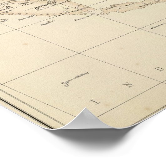 Nederlands bezit in de Indische archipel Poster (Hoek)