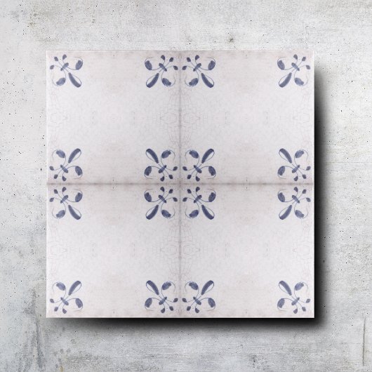  Nederlands Blauw hoekdetail Nederlandse Delftse T Tegeltje