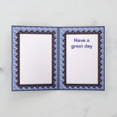  Nederlands blauw ontwerp voor tegel Kaart (Binnen)