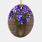 Nederlands blog met Paars blauw witboek over de mu Keramisch Ornament (Rechts)