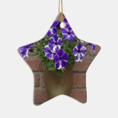 Nederlands blog met Paars blauw witboek over de mu Keramisch Ornament (Rechts)