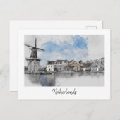 Nederlands Briefkaart – Nederlands reissouvenir (Voorkant / Achterkant)