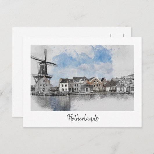 Nederlands Briefkaart – Nederlands reissouvenir (Voorkant / Achterkant)