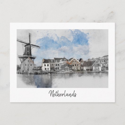 Nederlands Briefkaart – Nederlands reissouvenir (Voorkant)
