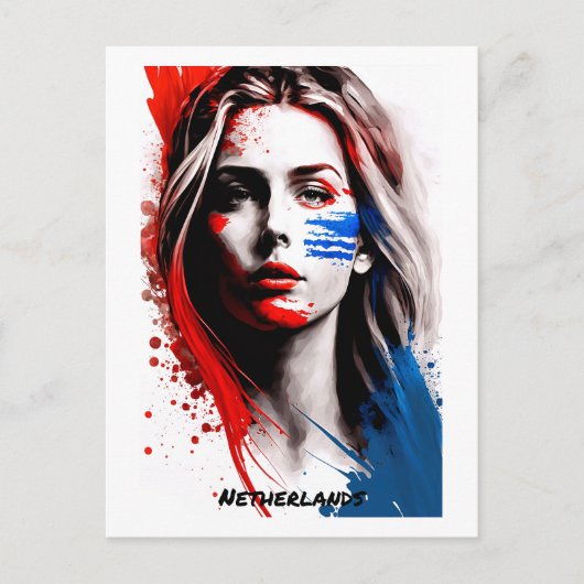 Nederlands Briefkaart - Portret - Vrouwenwereld (Voorkant)