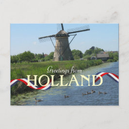 Nederlands Briefkaart voor windmolens